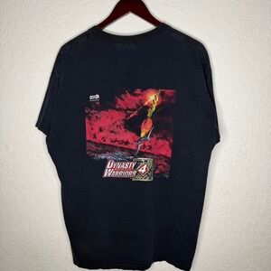 Vintage 2003 Dynasty Warriors 4 Video game promo T - shirt